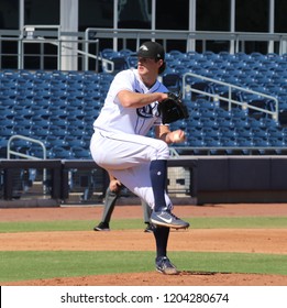 Peoria,AZ/USA- October 15,2018: Matt Krook Pitcher For The Peoria Javelinas At Peoria Sports Complex.