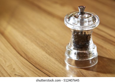 Pepper Grinder(clear) In Restaurant

