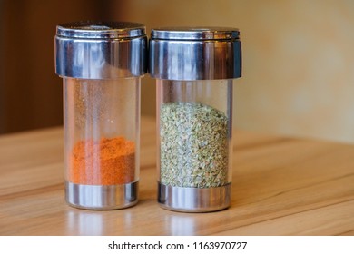 Pepper Shaker Bottle And Oregano Shaker Bottle