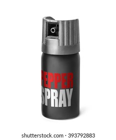 Pepper spray isolated on a white background