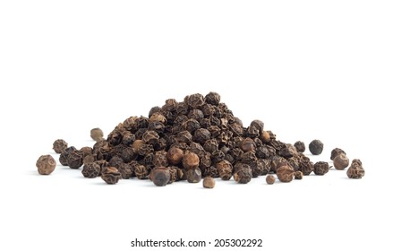 Peppercorn Isolated On White