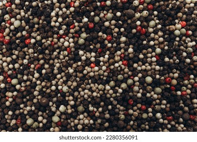 A peppercorn mix close-up, food photography 