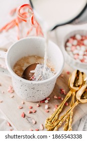 Peppermint Hot Chocolate Ball Bomb Holiday Winter Drink