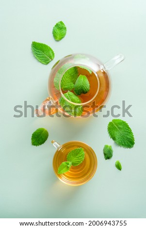 Similar – Peach, Lemon Balm and White Wine Punch