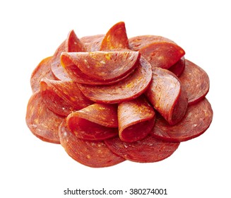 Pepperoni Isolated