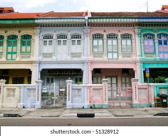 Peranakan Shophouses Katong Singapore Stock Photo Edit Now
