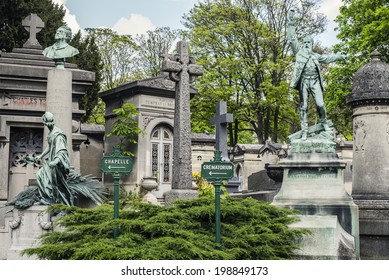 Pere Lachaise Cemetery View.