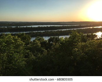 Pere Marquette State Park At Sunset, Grafton, IL