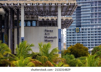 Perez Art Museum In Miami - MIAMI, USA - FEBRUARY 14, 2022