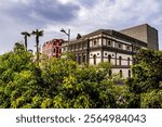 Perez Galdos theatre at Las Palmas de Gran Canaria, Canary Islands, Spain