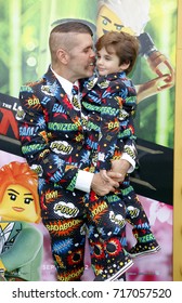 Perez Hilton at the Los Angeles premiere of 'The LEGO Ninjago Movie' held at the Regency Village Theatre in Westwood, USA on September 16, 2017.