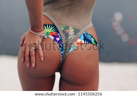 Perfect Afro Young Girl Ass In Colorful Bikini Panties With Water Drops On Buttocks Perfect Afro Young Girl Ass In Colorful Bikini Panties With Water Drops On Buttocks