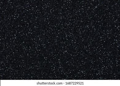 Perfect black glitter background, new texture for personal stylish design look. High resolution photo.