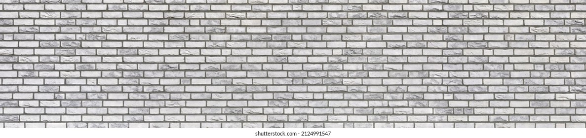 Perfect Clinker Facade, Patterned In Grey And White