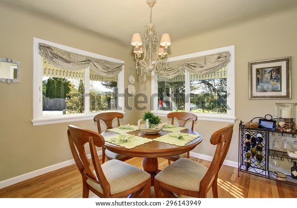 Perfect Dinning Area Lime Green Place Stock Photo Edit Now 296143949