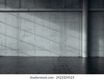 perfect fair-faced concrete wall, modern architecture with a minimalistic look - Powered by Shutterstock