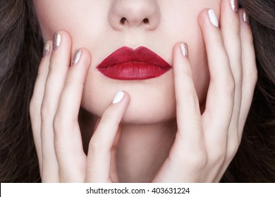 Bouche Rouge A Levres Images Stock Photos Vectors