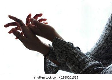 Perfect Harmony Of Human Hands With Each Other