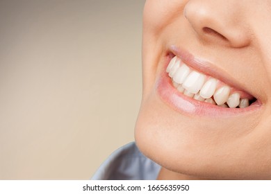 Perfect Healthy Teeth Smile Of A Young Woman.