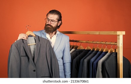 Perfect Male. Male Wardrobe Concept. Brutal Handsome Man With Moustache. Mature Bride Groom On Wedding. Masculinity And Charisma. Formal Dress Code. Bearded Hipster Use Apparel In Male Atelier