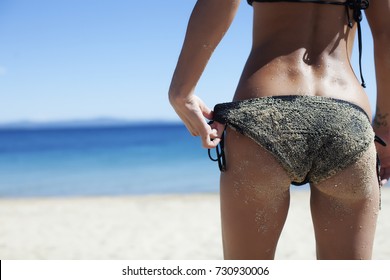 Hot Ass On Beach