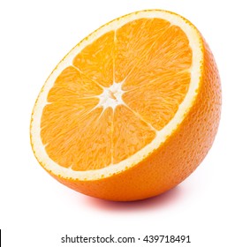 Perfectly retouched sliced orange isolated on the white background with clipping path.One of the best isolated oranges slices that you have ever seen. - Shutterstock ID 439718491