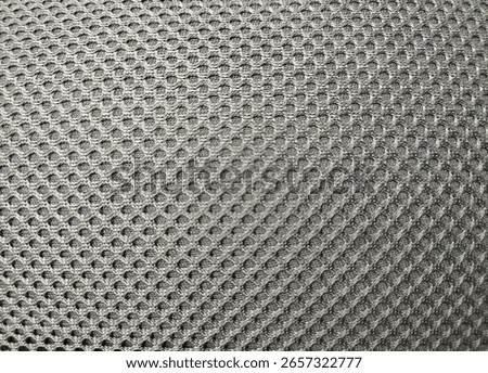 Perforated Gray Net Pattern, Gray Netting Surface with Hole Texture, Minimal Abstract Backdrop