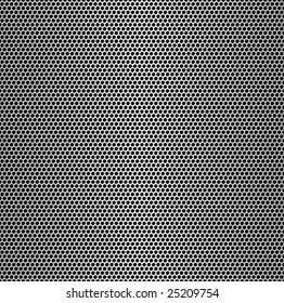 Perforated Metal Seamless Background. (See More Seamless Backgrounds In My Portfolio).