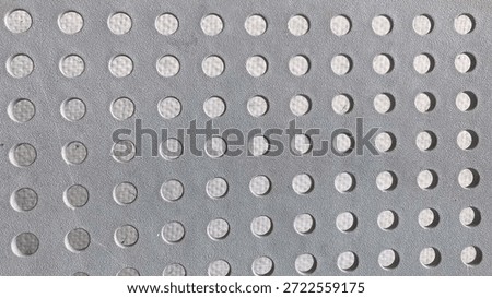 Perforated Plastic Surface Texture with Repeating Holes, Abstract Industrial Material Background Pattern