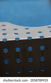 Perforated punched stainless steel plate 