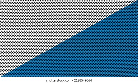 Perforated Silver And Metal Grid, Steel With Black Hole Grilles For The Background, Metal Grid Wicker Texture, Pattern Of Dots, Protective Grating Surface.