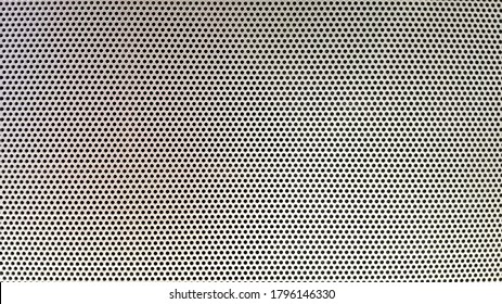 perforated silver metal grid,Steel with black hole grilles for the background,metal grid wicker texture,Pattern of dots,Protective grating surface