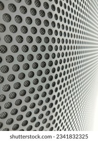 perforated steel on speaker active