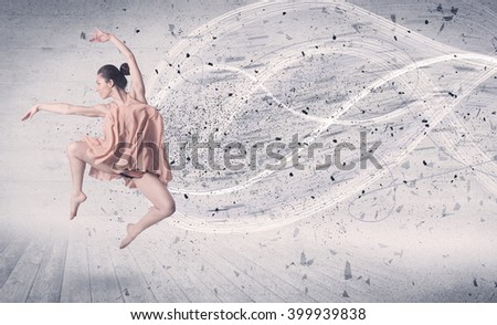 Similar – Image, Stock Photo JUMP INTO SUMMER Joy