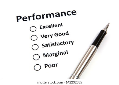 Performance Evaluation Form