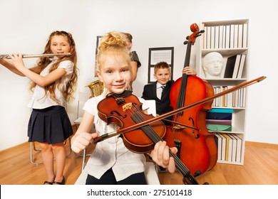 Performance Of Kids Who Play Musical Instruments