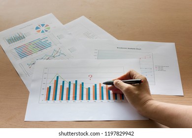 Performance reports are presented in graphs, such as bar graphs, pie graphs, line graphs, and pen reporting in hand. - Powered by Shutterstock - Get 15% off with code: PIKWIZARD15
