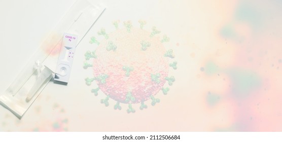 Performing Covid-19 Test,Coronavirus COVID-19 Under An Electron Microscope