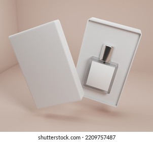 Perfume Bottle With Box Packaging