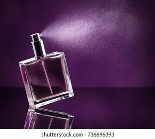 perfume in spray bottle