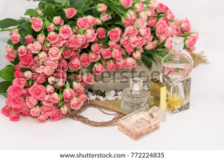 Similar – Image, Stock Photo Green cosmetics and spa with flowers