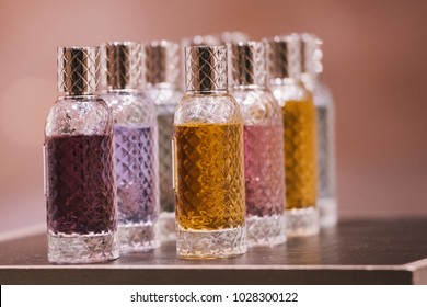 Perfume Bottles In A Store In Milan