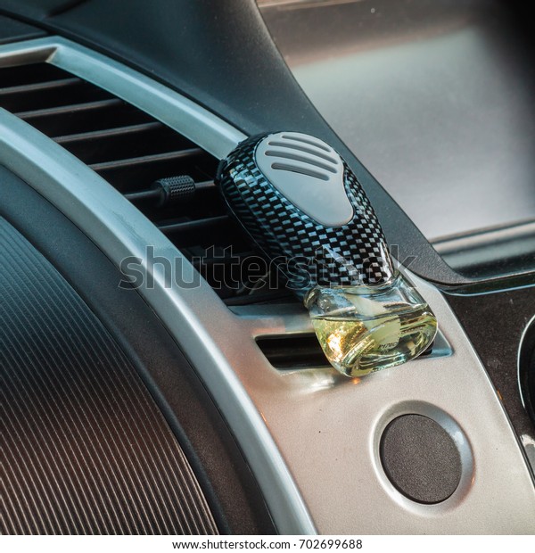 Perfume in\
the car, ventilation system air\
freshener