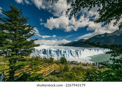 Perito Moreno Glacier, Los Glaciares National Park, Lago Argentino Department,  Santa Cruz Province, Republic of Argentina,Patagonia, Southern Cone, South America - Shutterstock ID 2267943179