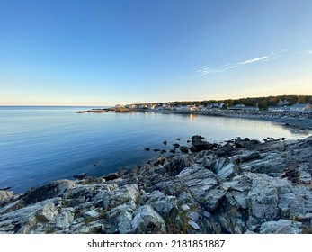 Perkins Cove Marginal Way In Maine 