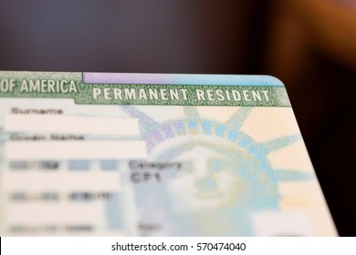 permanent resident card or green card