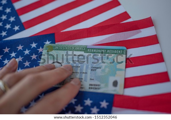 permanent-resident-green-card-united-states-stock-photo-edit-now