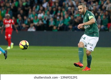 Perrin Loic Of Saint Etienne During French L1 Match Between AS Saint Etienne And Montpellier HSC On 5,10, 2019 Geoffroy-Guichard Stadium Saint Etienne France