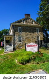 Perryville, MD, USA – August 13, 2022: The Rodgers’ Tavern, Where George Washington Often Stopped, Still Stands On The Old Post Road.