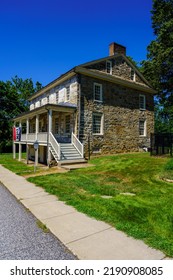 Perryville, MD, USA – August 13, 2022: The Rodgers’ Tavern, Where George Washington Often Stopped, Still Stands On The Old Post Road.